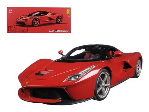 1/18 Diecast Ferrari LaFerrari Red with Black Top 