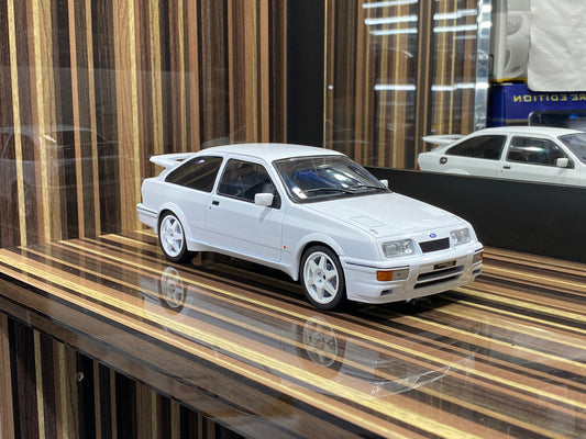 1/18 Diecast Ford Sierra RS Cosworth 1987 White Model Car by IXO