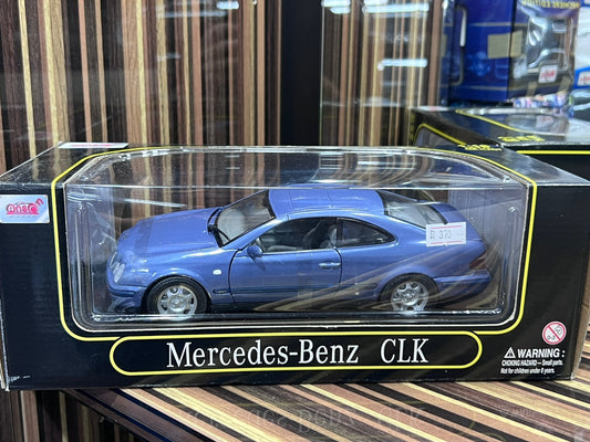 1/18 Diecast Miniature Mercedes-Benz CLK Blue Anson Model Car