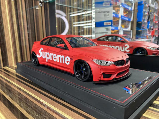 1/18 Diecast Miniature BMW M4 Supreme Red AutoBarn Model Car