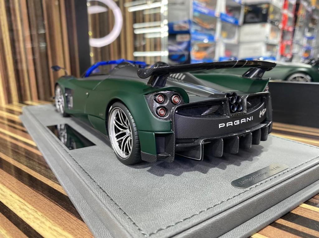 1/18 Diecast Pagani Zonda Green BBR Scale Model Car