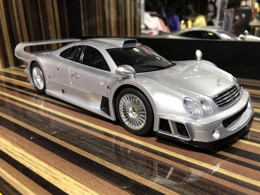 1/18 Resin Mercedes-Benz CLK GTR Silver Model Car by GT Spirit