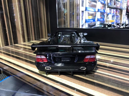 1/18 Resin Mercedes-Benz CLK GTR Black Model Car by GT Spirit