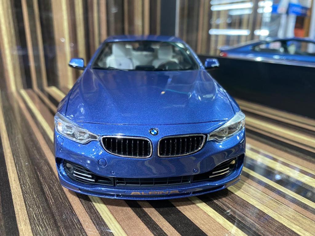 1/18 Diecast BMW Alpina B4 Blue GT Spirit Scale Model Car – dturman.com