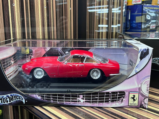 1/18 Diecast Ferrari 250GT Berlinetta Red Model Car by Hot Wheels