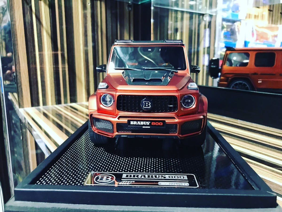 1/18 Resin Mercedes-Benz Brabus G800 G-Class  W463 2019 Bronze Model Car by MotorHelix