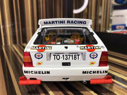 1/18 Diecast Lancia Delta Martini Racing White Kyosho Scale Model Car