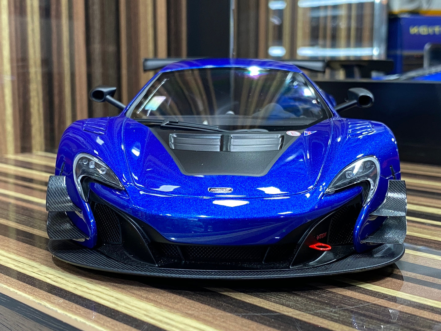 1/18 Diecast McLaren 650S GT3 Blue AUTOart Scale Model Car