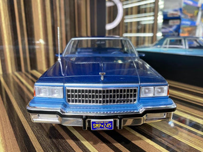 1/18 Resin Chevrolet Caprice Blue Model Car by MCG