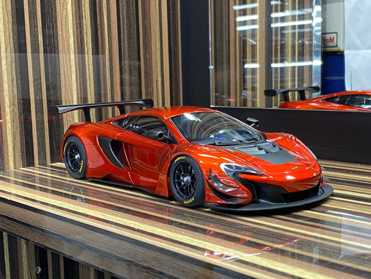 1/18 Diecast McLaren 650S GT3 Orange AUTOart Scale Model Car