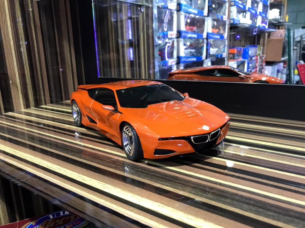 1/18 Resin BMW M1 Hommage Orange Model Car by Minichamps