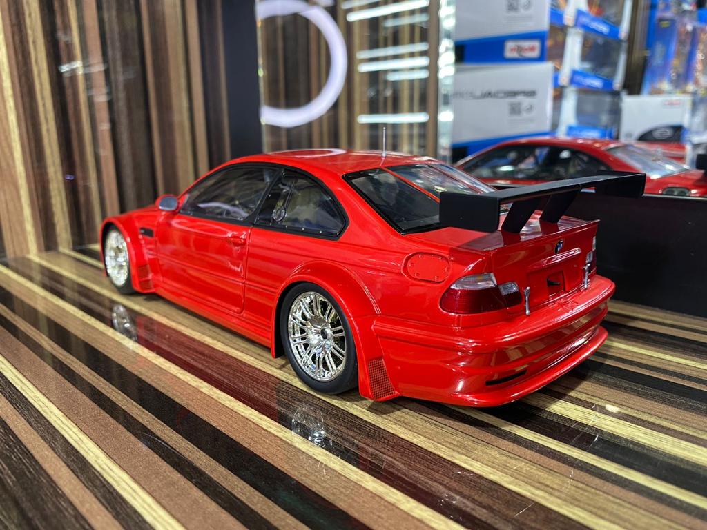 1/18 Diecast BMW M3 GTR 2001 Red  Model Car by Minichamps