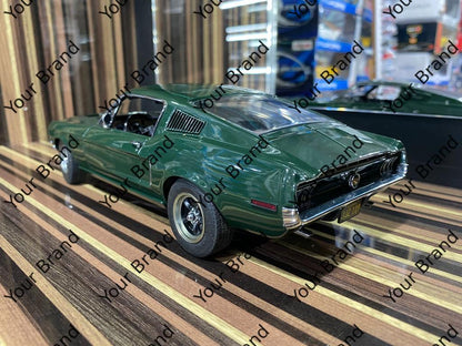 1/18 Diecast Ford Mustang Green AUTOart Scale Model Car