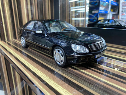 1/18 Diecast Mercedes-Benz S600 Black Norev Scale Model Car