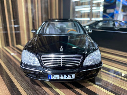 1/18 Diecast Mercedes-Benz S600 Black Norev Scale Model Car