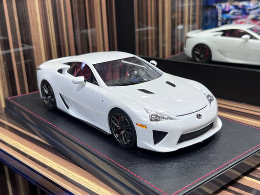 1/18 Diecast Lexus LFA White IVY Models Scale Model Car