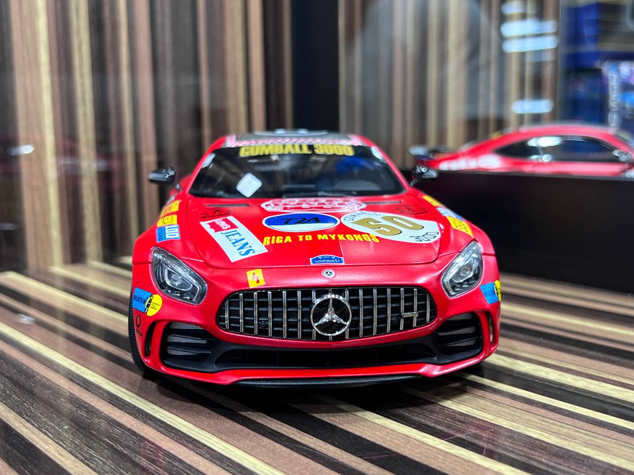 1/18 Diecast Mercedes-Benz AMG GTR Red Almost Real Scale Model Car