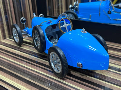 1/18 Diecast Bugatti T35 Blue Norev Scale Model Car