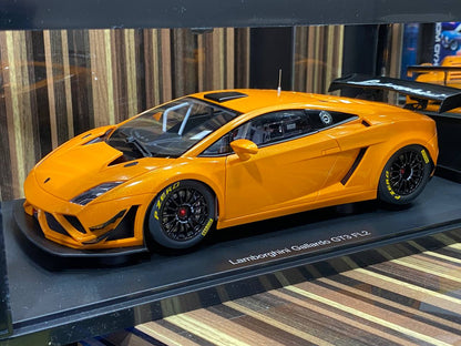 1/18 Diecast Lamborghini Gallardo GT3 FL2 Orange AUTOart Scale Model Car