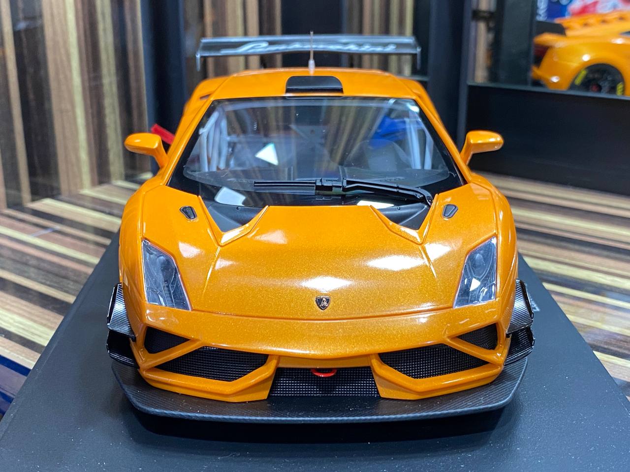 1/18 Diecast Lamborghini Gallardo GT3 FL2 Orange AUTOart Scale Model Car