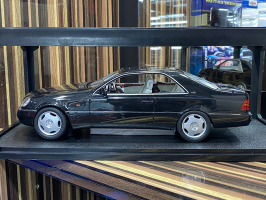 1/18 Diecast Miniature Mercedes-Benz 600 SEC CULT Black Model Car