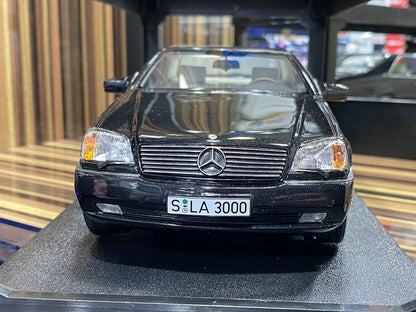 1/18 Diecast Miniature Mercedes-Benz 600 SEC CULT Black Model Car