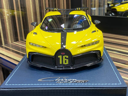 1/18 Resin Bugatti Chiron Sport Yellow by MR Collection