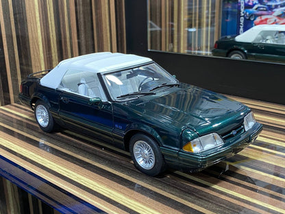 1/18 Diecast Ford Mustang LX Dark Green Minature car by GMP