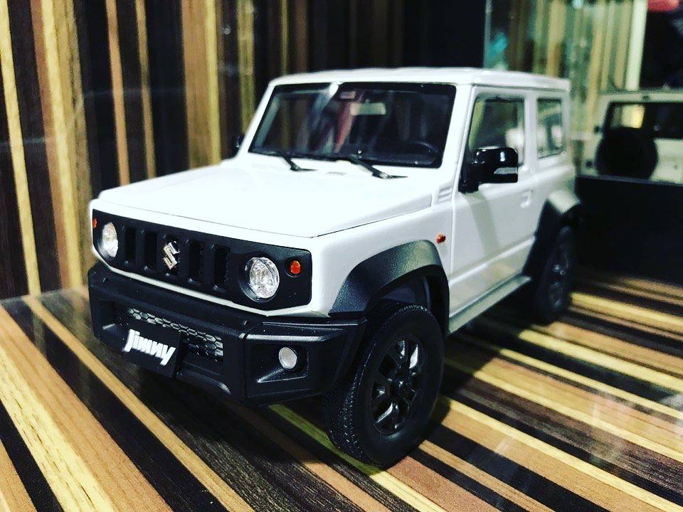 1/18 Diecast Suzuki Jimny White by BM Creations Scale Model Car