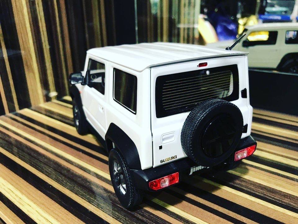 1/18 Diecast Suzuki Jimny White by BM Creations Scale Model Car