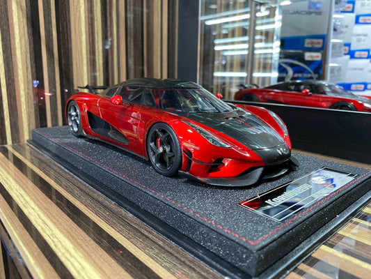 1/18 Diecast Koenigsegg Regera Fronti Art Red Miniature Car