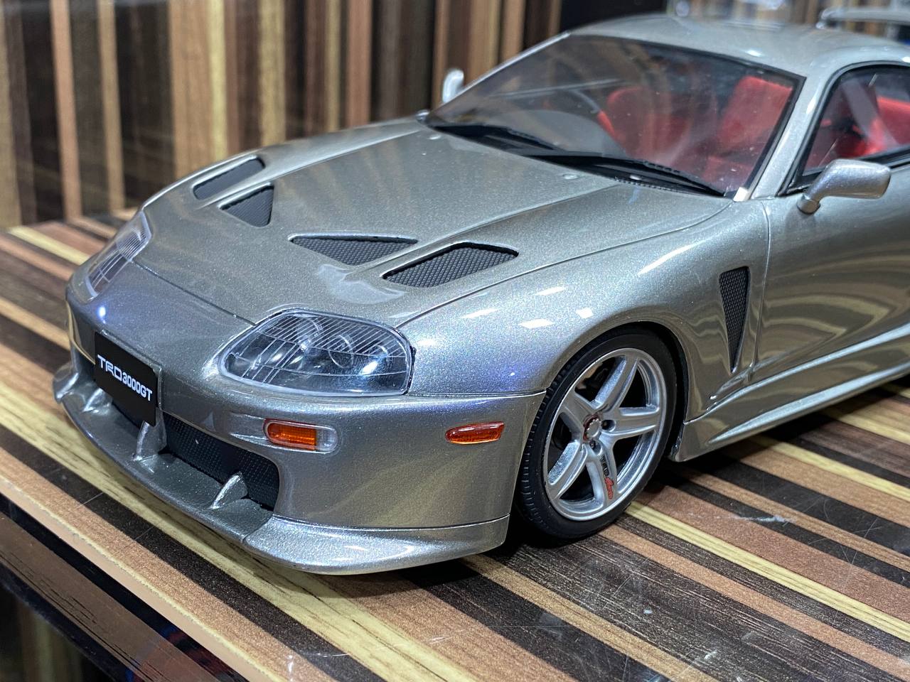 1/18 Toyota Supra 3000 GT TRD Otto Silver Model Car – dturman.com