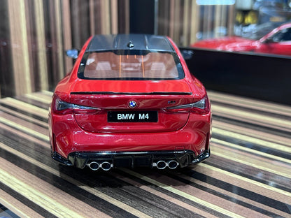 1/18 Resin BMW M4 Maroon Model Car by Top Speed