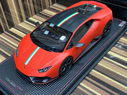 1/18 Resin Lamborghini Huracan EVO Orange Model car by MR