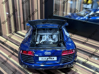 1/18 Diecast Audi R8 Kyosho Scale Model Car - Diecast model car by dturman.com - Kyosho