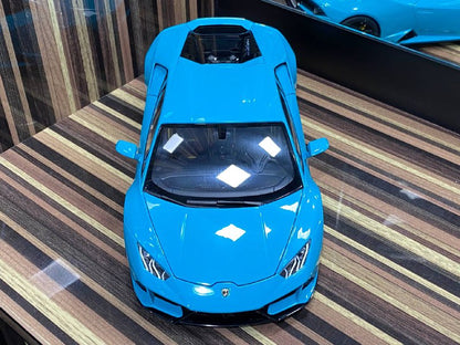 1/18 Diecast Lamborghini Huracan EVO Blue AutoArt Scale Model Car