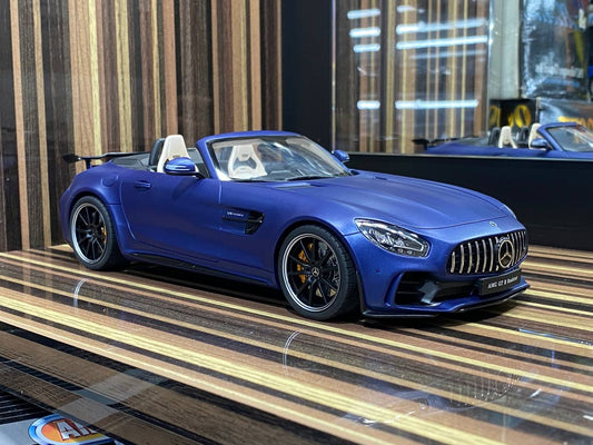 1/18 Diecast Mercedes-Benz AMG GT R Roadster Blue GT Spirit Scale Model Car