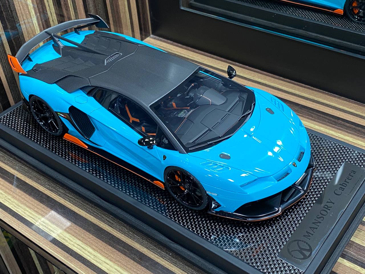 1/18 Resin Lamborghini Cabrera MANSORY Blue by Timothy & Pierre