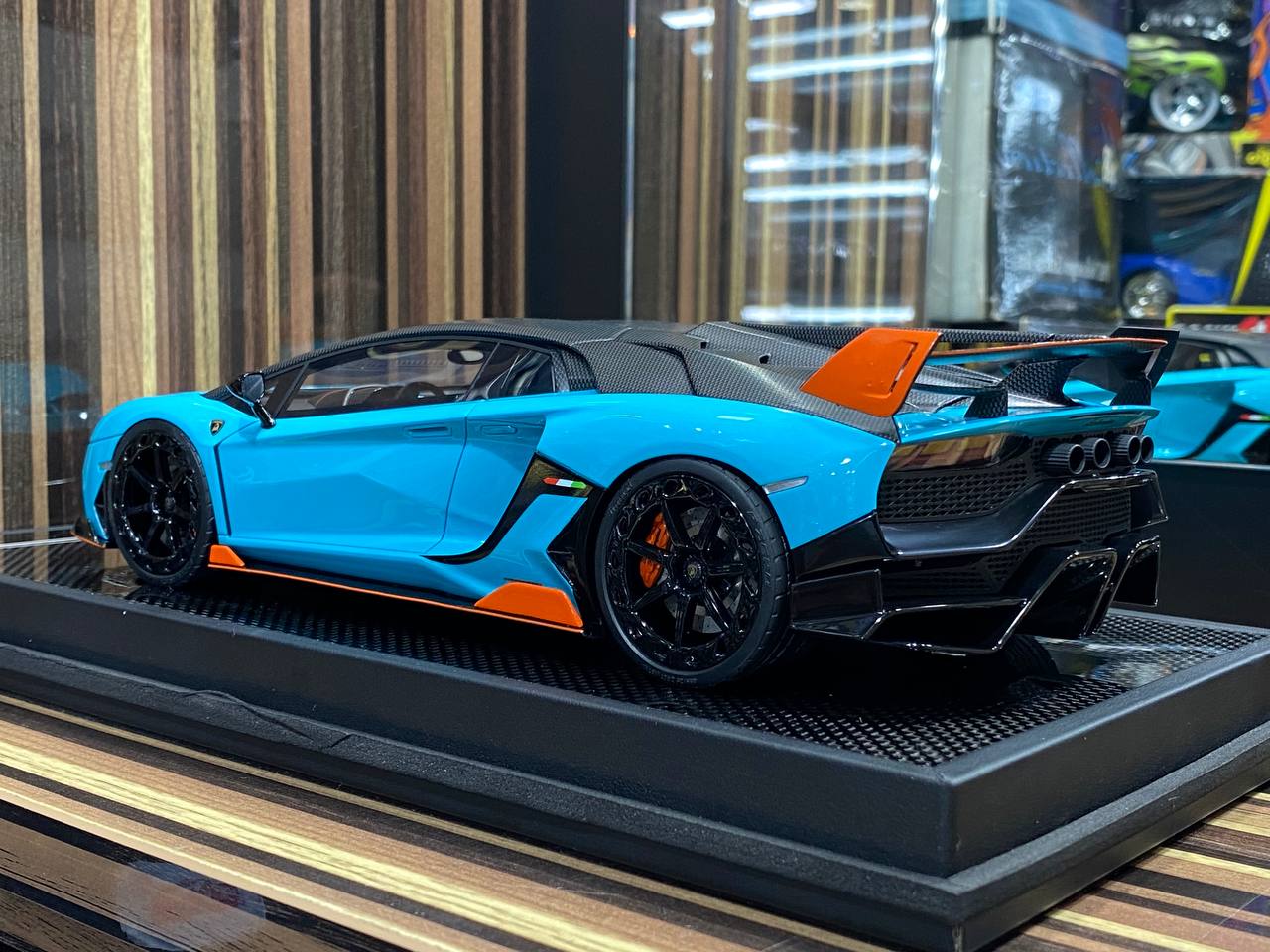 1/18 Resin Lamborghini Cabrera MANSORY Blue by Timothy & Pierre