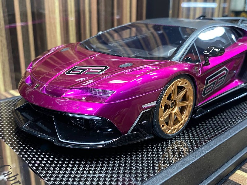 1/18 Resin Lamborghini Cabrera MANSORY Purple Model Car by Timothy & Pierre