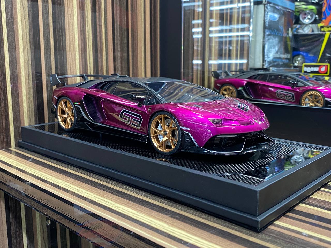 1/18 Resin Lamborghini Cabrera MANSORY Purple Model Car by Timothy & Pierre