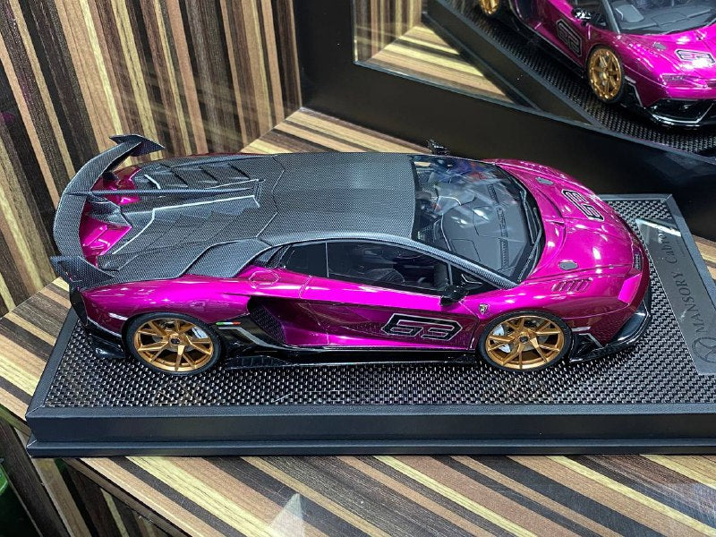 1/18 Resin Lamborghini Cabrera MANSORY Purple Model Car by Timothy & Pierre