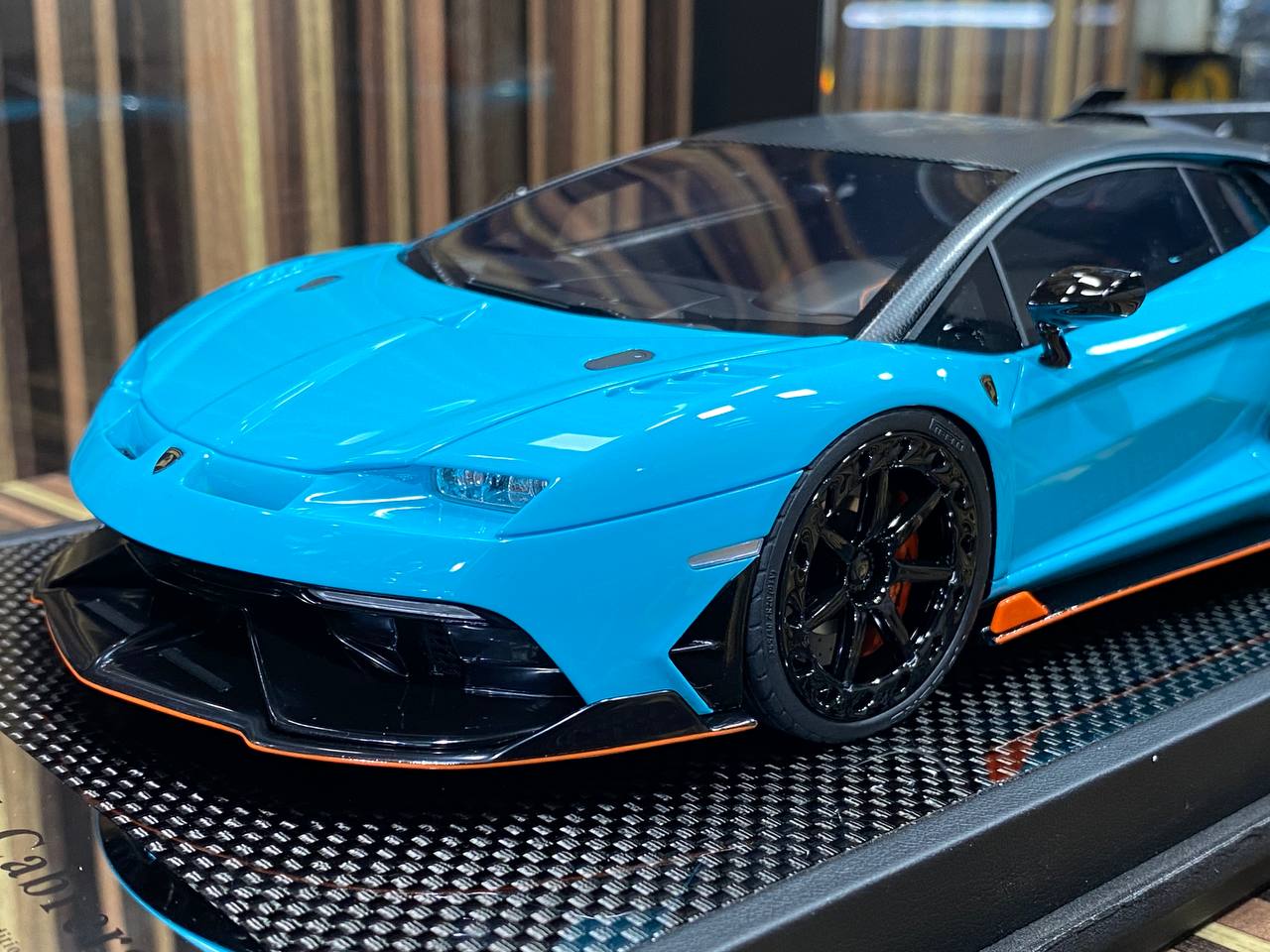 1/18 Resin Lamborghini Cabrera MANSORY Blue by Timothy & Pierre