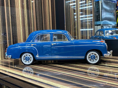 1/18 Resin Mercedes-Benz 220S 1954-59 Blue by KK Models