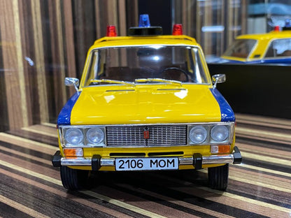 1/18 Resin Lada 1600 USSR Police Yellow by Triplenine