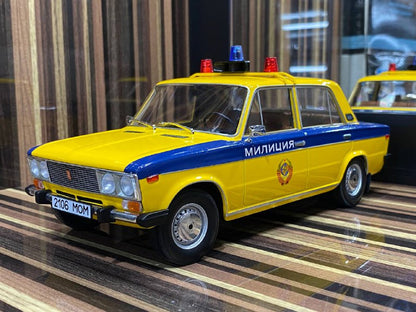 1/18 Resin Lada 1600 USSR Police Yellow by Triplenine