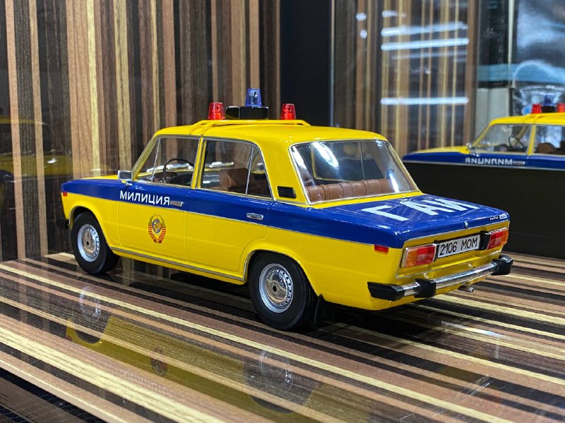 1/18 Resin Lada 1600 USSR Police Yellow by Triplenine