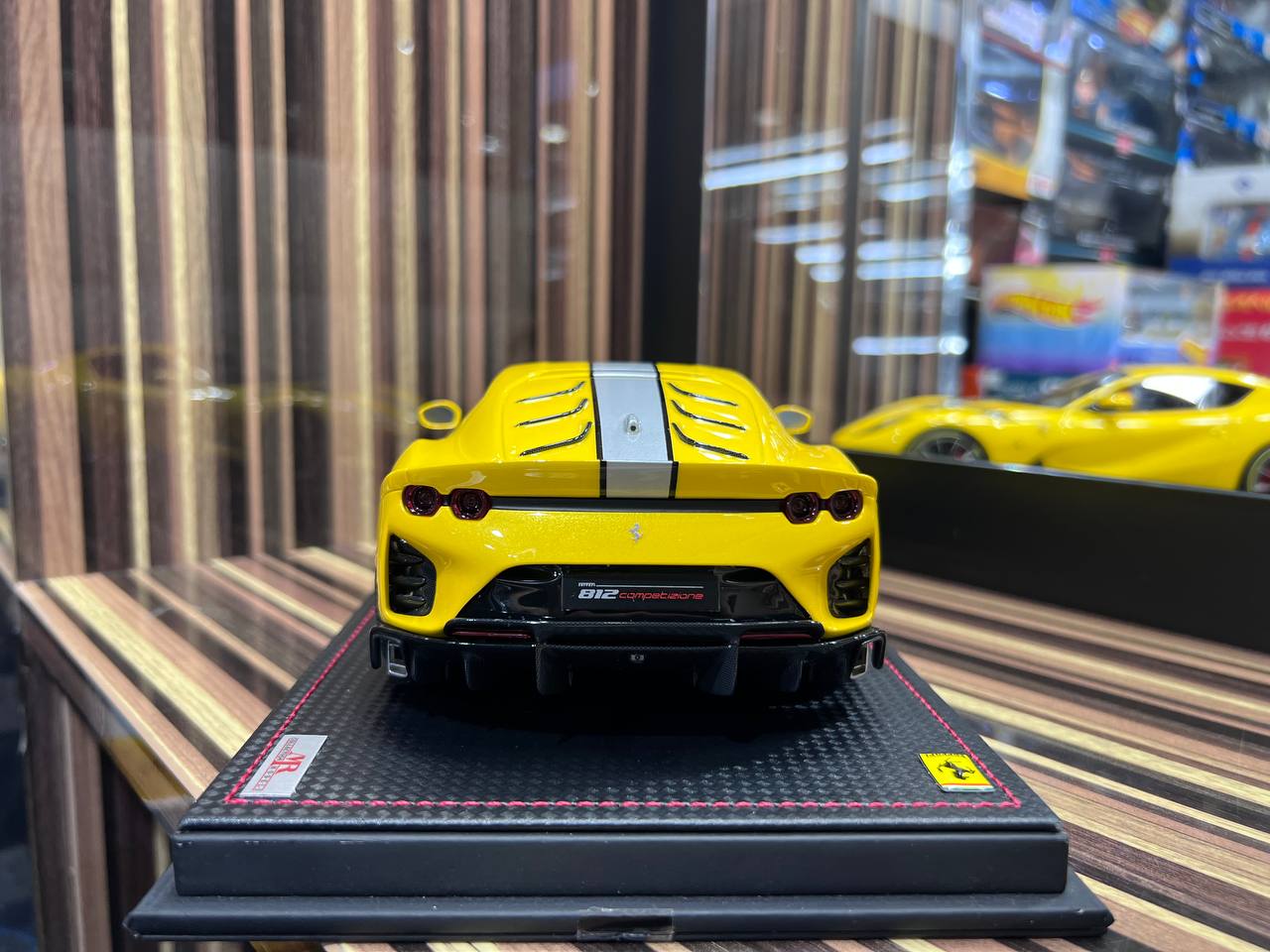 1/18 Resin Ferrari 812 Competizione Yellow Miniature Car by MR Models –  dturman.com