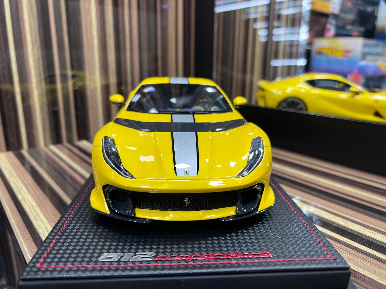 1/18 Resin Ferrari 812 Competizione Yellow Miniature Car by MR Models –  dturman.com