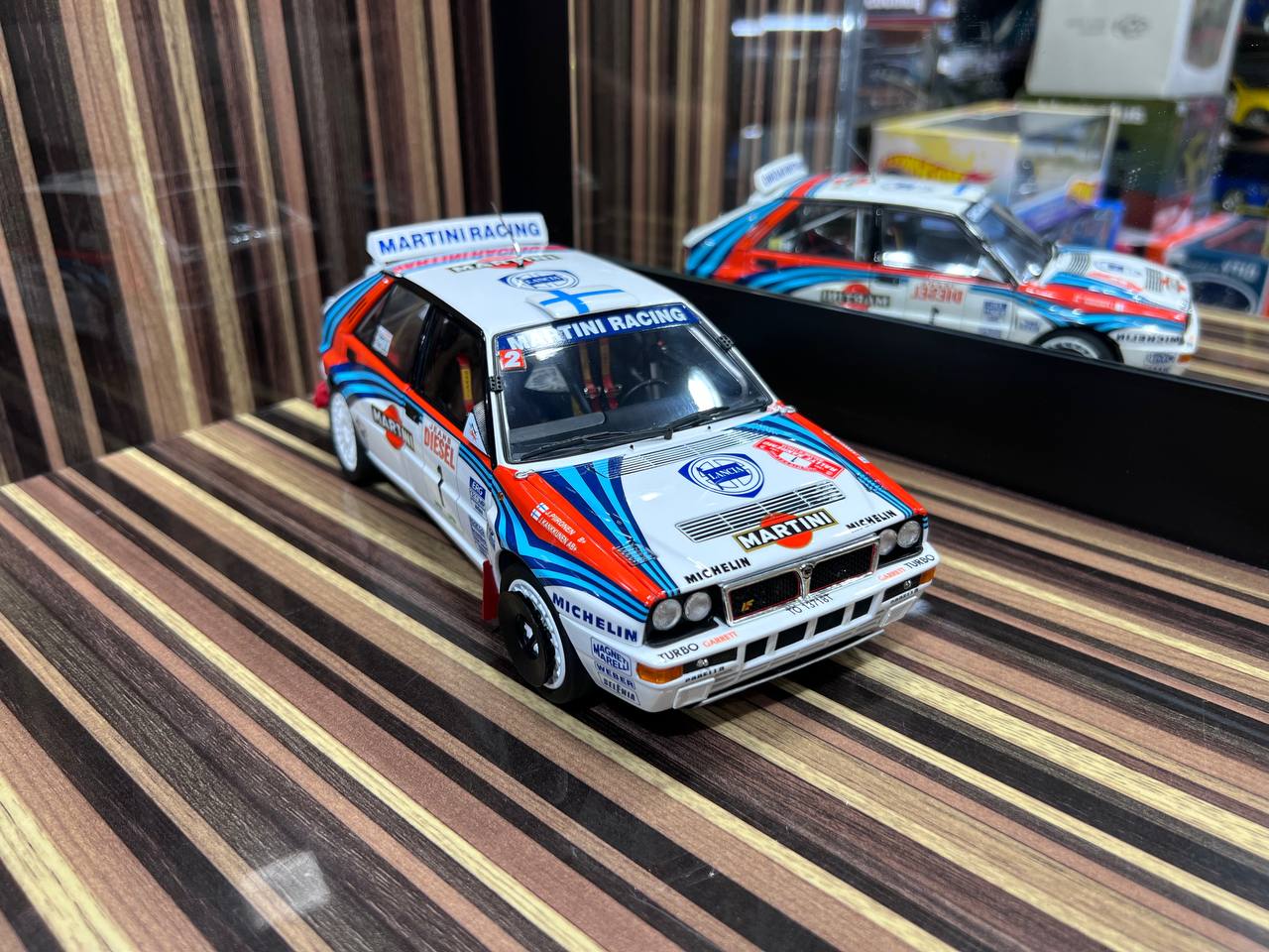 1/18 Diecast Lancia Delta HF Integrale 1992 Sanremo #1 Kyosho Scale Model Car